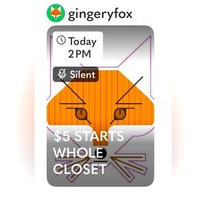 Gingeryfox Fox Design Graphic Tee